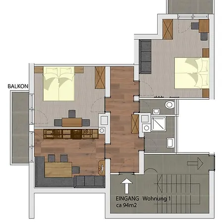 Chasa Baschenowa Appartement *